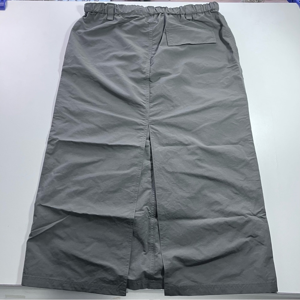 Ardene Graphite Grey Utility Cargo Parachute Longline Maxi Skirt Women’s M - Picture 9 of 10